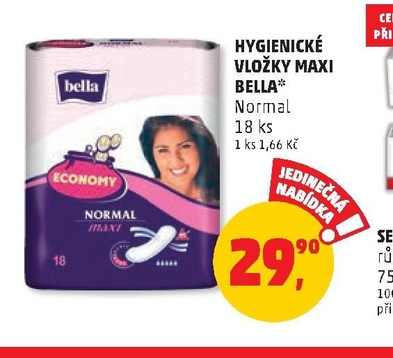 HYGIENICKÉ VLOŽKY MAXI BELLA
