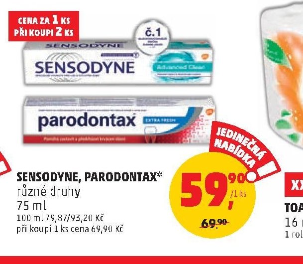 SENSODYNE, PARODONTAX
