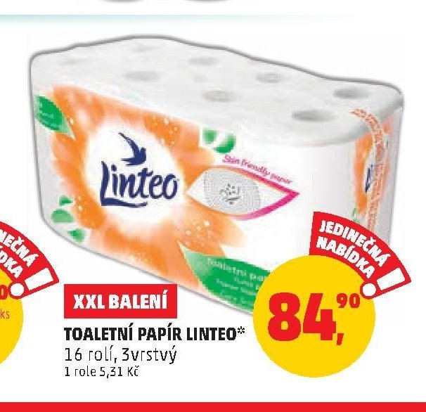 TOALETNÍ PAPÍR LINTEO