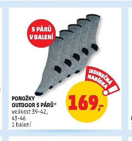 Ponožky outdoor