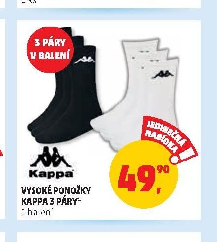 Vysoké ponožky Kappa