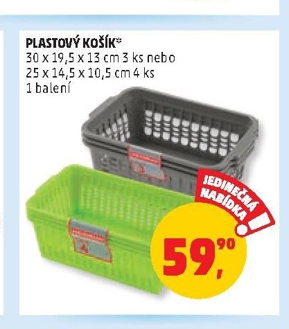 PLASTOVÝ KOŠÍK