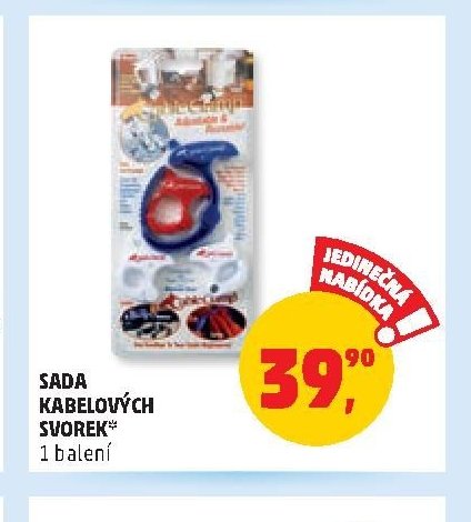 Sada kabelových svorek
