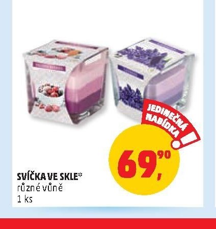 Svíčka ve skle