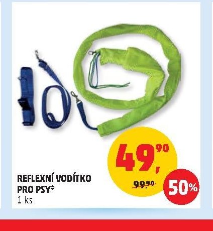 Reflexní vodítko pro psy