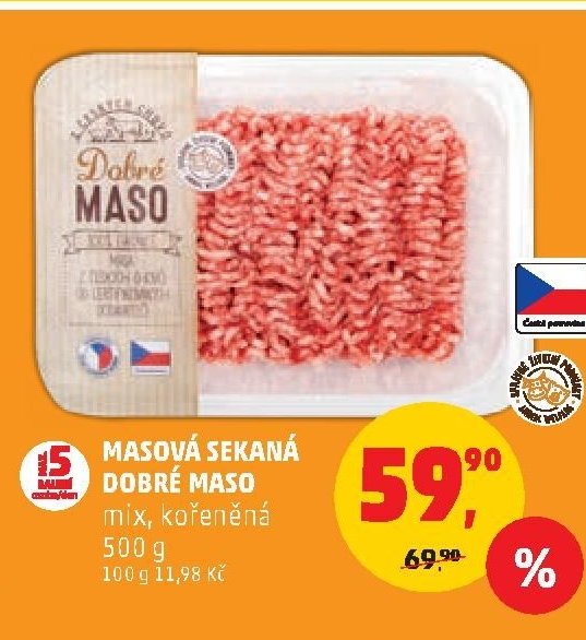 MASOVÁ SEKANÁ DOBRÉ MASO