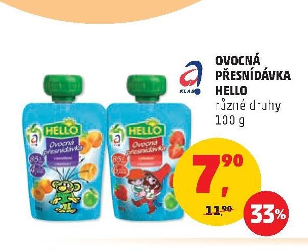 Ovocná přesnídávka Hello