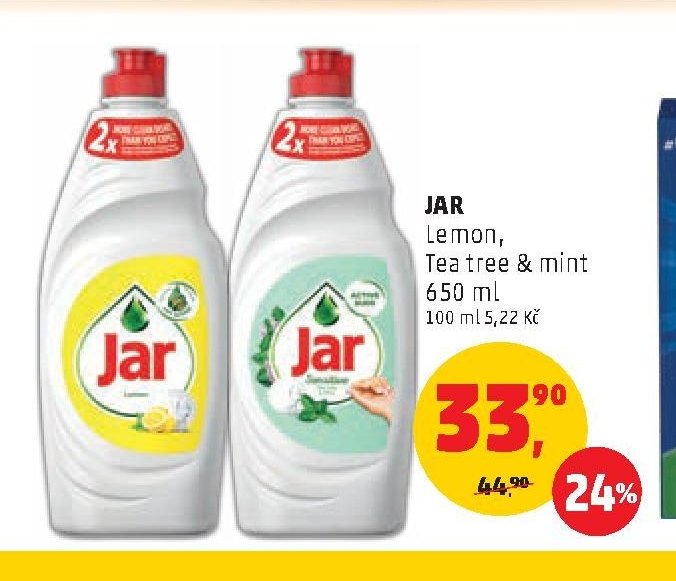 Jar lemon, tea tree & mint