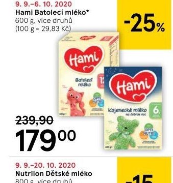 Hami Batolecí mléko