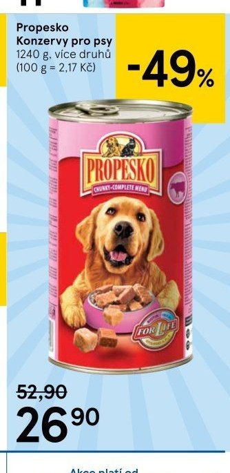 Propesko Konzervy pro psy