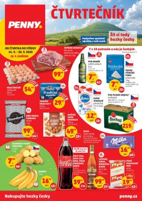 akční leták Penny Market 24.9.2020-30.9.2020