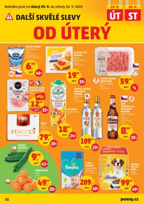 akční leták Penny Market 24.9.2020-30.9.2020