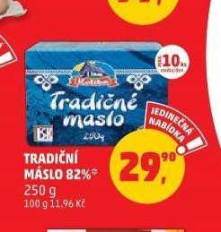 Tradiční máslo 82%
