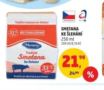 SMETANA KE ŠLEHÁNÍ