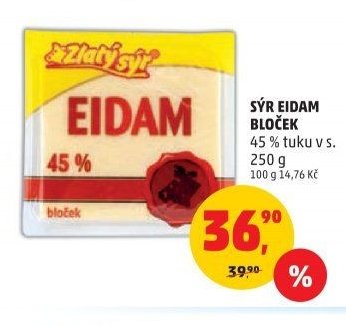 SÝR EIDAM BLOČEK