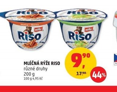 MLÉČNÁ RÝŽE RISO různé druhy