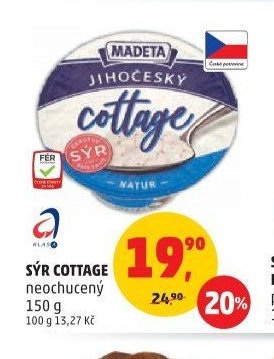 Sýr Cottage neochucený
