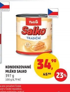 Kondenzované mléko Salko