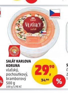SALÁT KARLOVA KORUNA