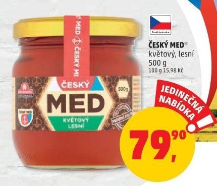 ČESKÝ MED květový, lesní