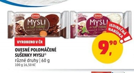 OVESNÉ POLOMÁČENÉ SUŠENKY MYSLI