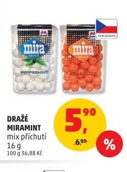 DRAŽÉ MIRAMINT mix příchutí