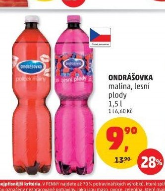 ONDRÁŠOVKA malina, lesní plody