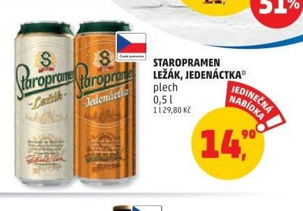 Staropramen Ležák, Jedenáctka