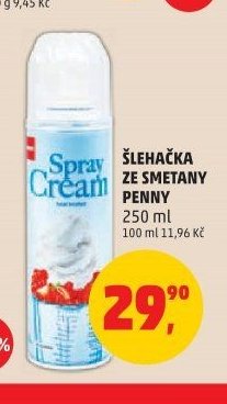 Šlehačka ze smetany Penny