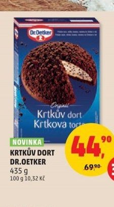 Krtkův dort Dr. Oetker