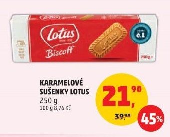 KARAMELOVÉ SUŠENKY LOTUS