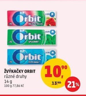 ŽVÝKAČKY ORBIT různé druhy