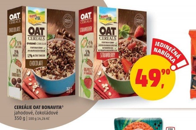 Cereálie Oat Bonavita
