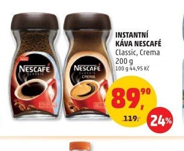 INSTANTNÍ KÁVA NESCAFÉ Classic, Crema