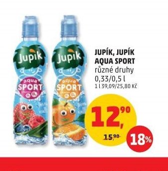 JUPÍK, JUPÍK AQUA SPORT různé druhy