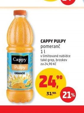 CAPPY PULPY pomeranč