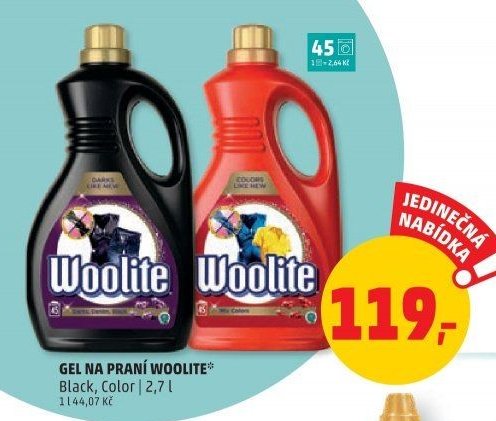 GEL NA PRANÍ WOOLITE Black, Color | 2,7 l