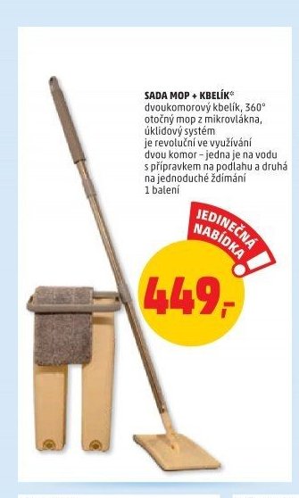 SADA MOP + KBELÍK