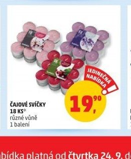 Čajové svíčky 18 ks