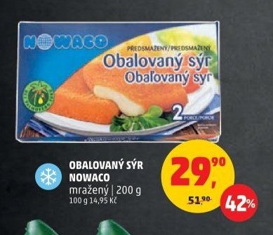 Obalovaný sýr Nowaco