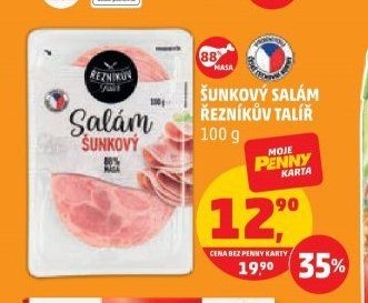 Šunkový salám Řezníkův talíř 100g