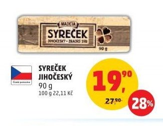 Syreček jihočeský 90g