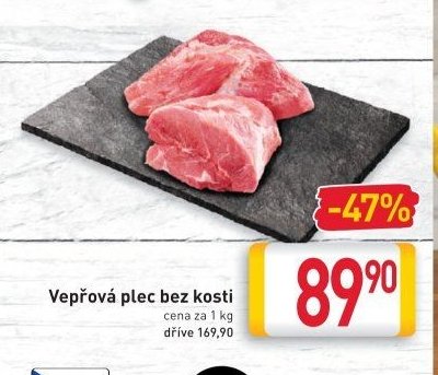 Vepřová plec bez kosti