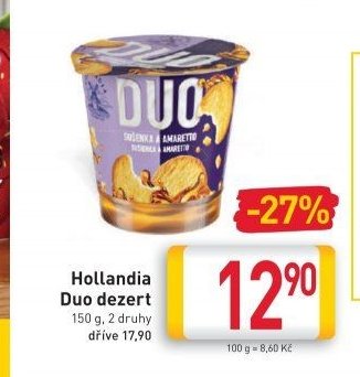 Hollandia Duo dezert