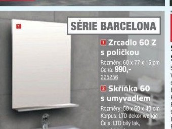 Zrcadlo 60 Z s poličkou - UNI HOBBY akcniletaky.com