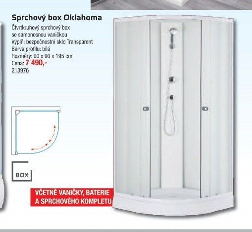 Sprchový box Oklahoma - UNI HOBBY akcniletaky.com