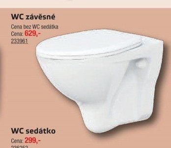 WC závěsné - UNI HOBBY akcniletaky.com