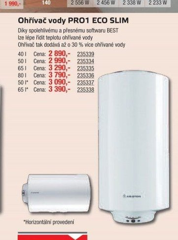 Ohřívač vody PRO1 ECO SLIM - UNI HOBBY akcniletaky.com