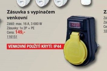 Zásuvka s vypínačem venkovní - UNI HOBBY akcniletaky.com