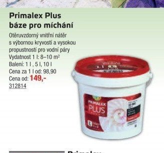 Primalex Plus báze pro míchání - UNI HOBBY akcniletaky.com